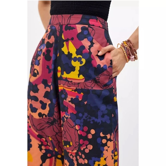 Anthropologie Sunset Wide-Leg Pants by Roopa Pemmaraju Resortwear, size Small - Picture 12 of 12